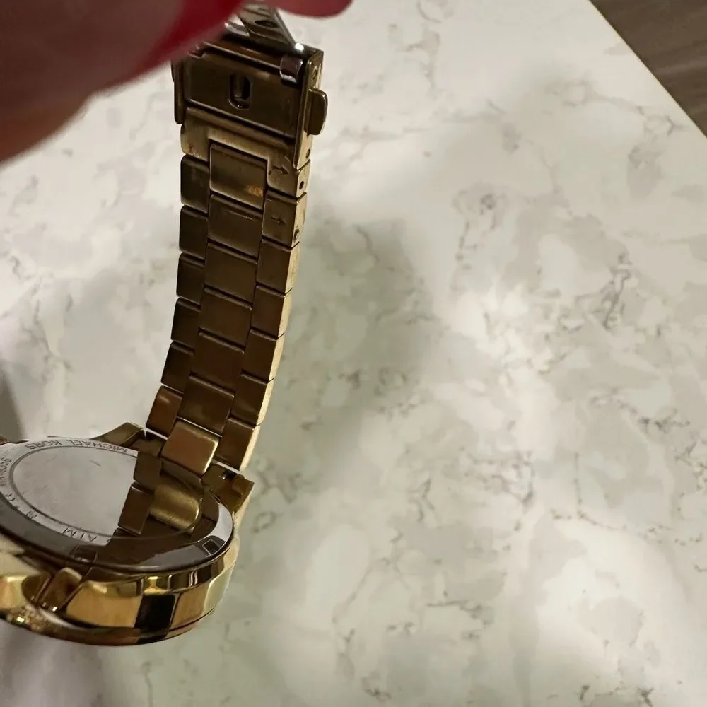 Michael Kors Radiant Gold Chronograph Watch